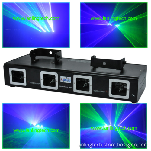 Four Head GB Laser Light Home Party Disco Lighting